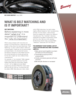 what is belt matching and is it important?