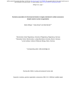 Nucleolus association of chromosomal domains is largely