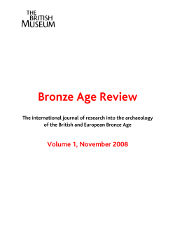 Prospects and potential in the archaeology of Bronze Age Britain