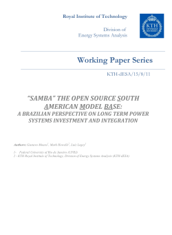 samba working paper