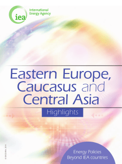Eastern Europe, Caucasus and Central Asia