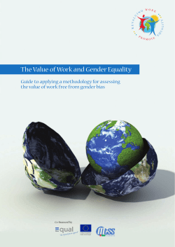 The Value of Work and Gender Equality