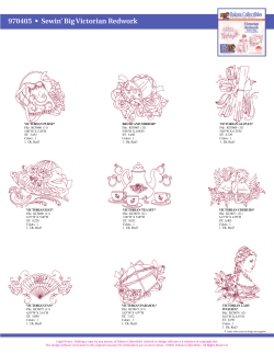 970405 &bull; Sewin` Big Victorian Redwork
