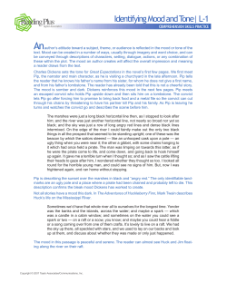 Identifying Mood and Tone| L-1