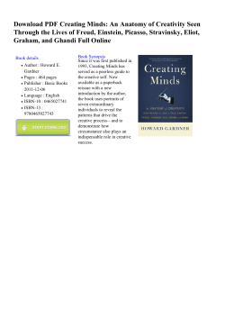 PDF Creating Minds: An Anatomy of