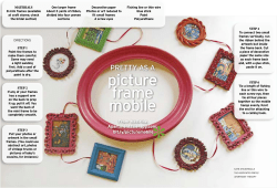 picture frame mobile