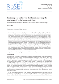 this PDF file - RoSE &ndash; Research on Steiner Education