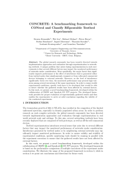 CONCRETE: A benchmarking framework to CONtrol and Classify
