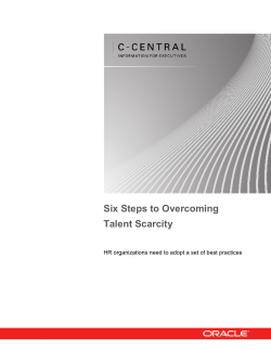 Six Steps to Overcoming Talent Scarcity