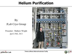 Helium Purification