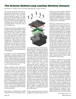 The Science Behind Long Lasting Wireless Sensors