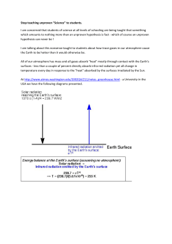 Stop teaching unproven &ldquo;Science&rdquo; to students. I am concerned that