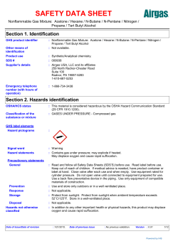 safety data sheet
