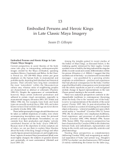 13 Embodied Persons and Heroic Kings in Late Classic Maya Imagery