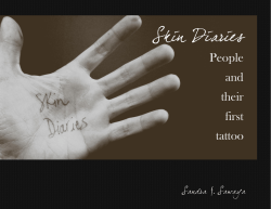 People and their first tattoo