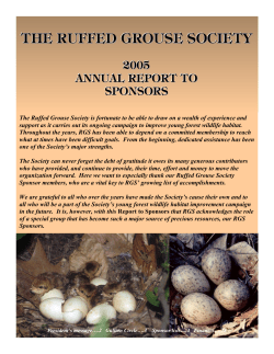 2005 - Ruffed Grouse Society