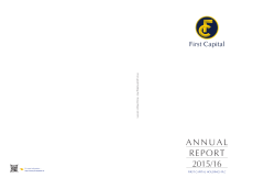 annual report 2015/16 - First Capital Holdings PLC