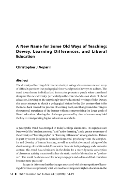 A New Name for Some Old Ways of Teaching - Purdue e-Pubs
