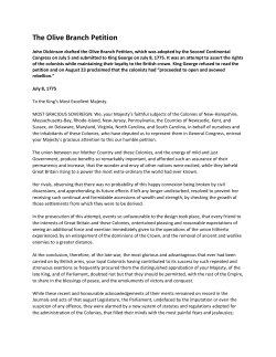 The Olive Branch Petition