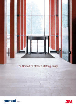 The Nomad&trade; Entrance Matting Range