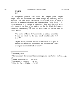 PSALM 119 CONSTABLE - Old Testament Gateway