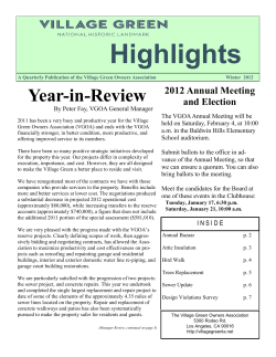 2012 Winter - Village Green