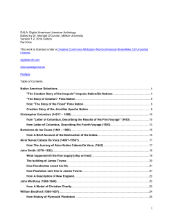 Part One - Digital American Literature Anthology