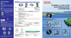 TOSHIBA Flow Meters - Toshiba International Corporation Pty Ltd