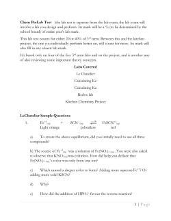 2015 Lab Pretest