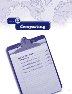 Composting - StoneLion Puppet Theatre