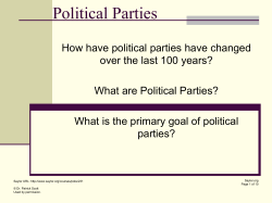 Political Parties