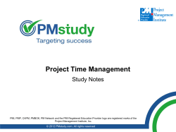 Project Time Management