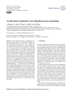 An alternative method for correcting fluorescence