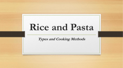 Rice and Pasta - davis.k12.ut.us