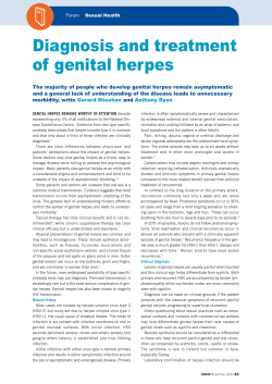 Genital herpes/43,44,46
