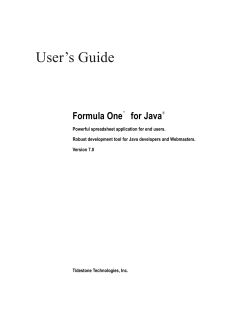 User`s Guide