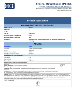 Al(OH)3 - CDH Fine Chemicals
