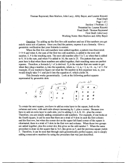 Thomas Raymond, Ben Marlow, John Lucy, Abby