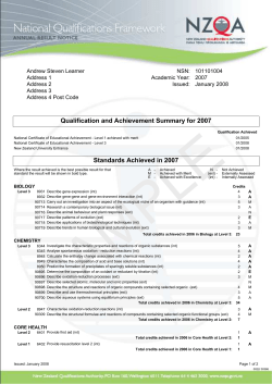 NQF Result Notice