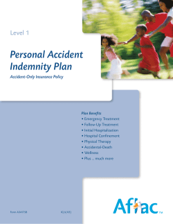 Personal Accident Indemnity Plan