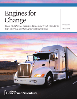 Engines for Change - Union of Concerned Scientists