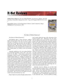 The Failure of Political Democracy? - H-Net