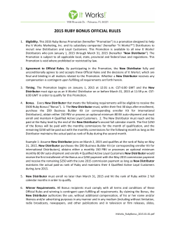 2015 ruby bonus official rules