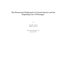 The Democratic Problematic and the Surprising Case of