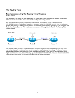 Learning the Routing Table Structure
