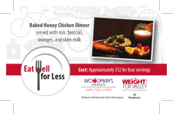 Eat Well for Less Card 3x5 - The Weight of the Fox Valley