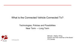 Michael Bailey, Intelligent Transportation