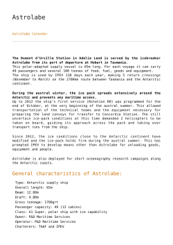 Astrolabe - Institut Polaire Fran&ccedil;ais