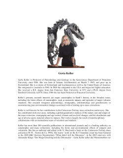 Gerta Keller - Princeton University