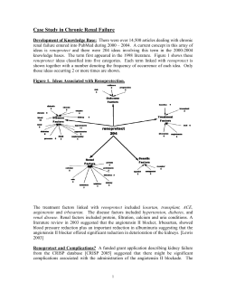 Case Study in Chronic Renal Failure